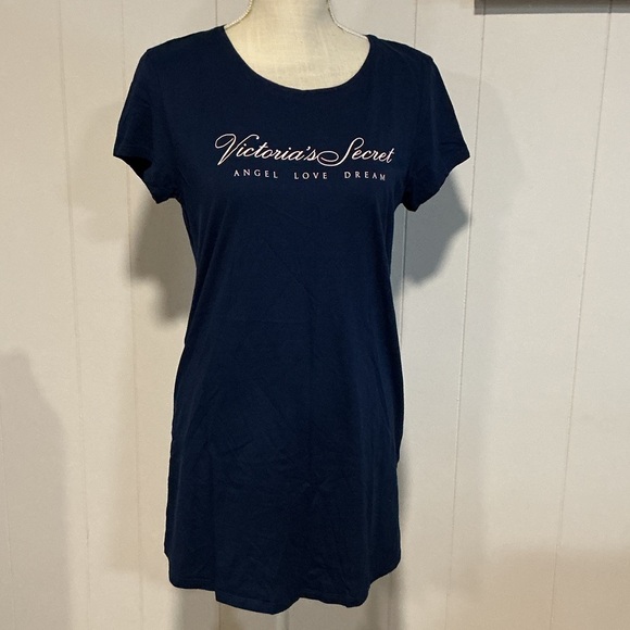 Victoria's Secret Tops - Victoria's Secret Dark Blue Short Sleeve Tee